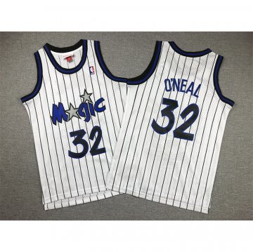 Camiseta Shaquille O'Neal #32 Orlando Magic Nino Mitchell & Ness 1993-94 Blanco