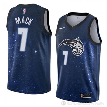 Camiseta Shelvin Mack #7 Orlando Magic Ciudad 2018 Azul