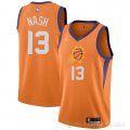 Camiseta Steve Nash NO 13 Phoenix Suns Statement 2021 Naranja