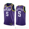 Camiseta Talen Horton #5 Utah Jazz Classic 2023-24 Violeta