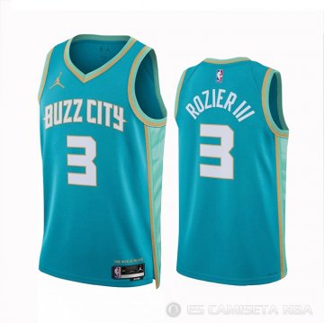 Camiseta Terry Rozier III #3 Charlotte Hornets Ciudad 2023-24 Verde
