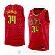 Camiseta Tyler Cavanaugh #34 Atlanta Hawks Statement 2018 Rojo