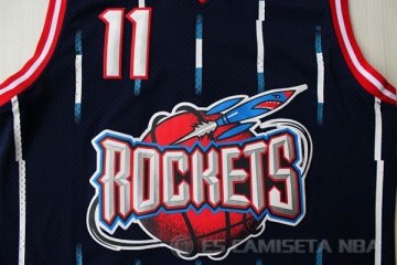 Camiseta Yao #11 Houston Rockets Retro Azul