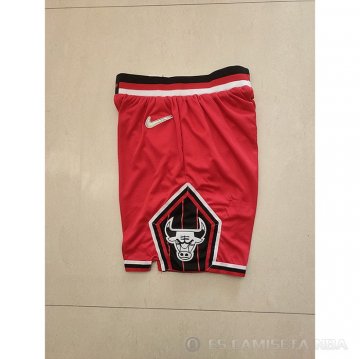 Pantalone Chicago Bulls Ciudad 2021-22 Rojo