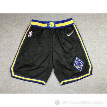 Pantalone Golden State Warriors Ciudad Edition 2021-22 Negro