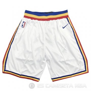 Pantalone Golden State Warriors Hardwood Classics 2019-20 Blanco