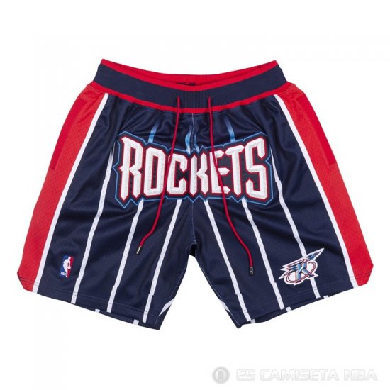 Pantalone Houston Rockets Just Don Azul - Haga un click en la imagen para cerrar
