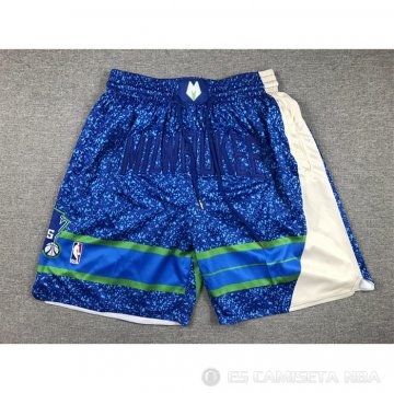 Pantalone Milwaukee Bucks Ciudad Just Don 2023-24 Azul