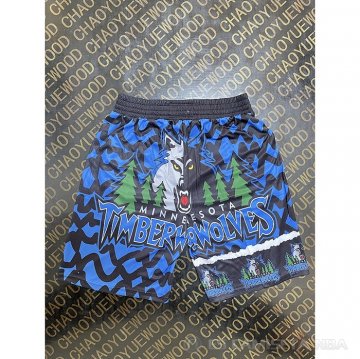 Pantalone Minnesota Timberwolves Mitchell & Ness Azul