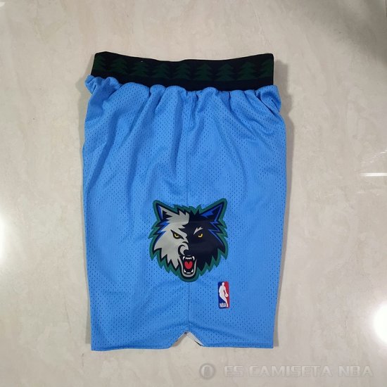 Pantalone Minnesota Timberwolves Retro Azul - Haga un click en la imagen para cerrar
