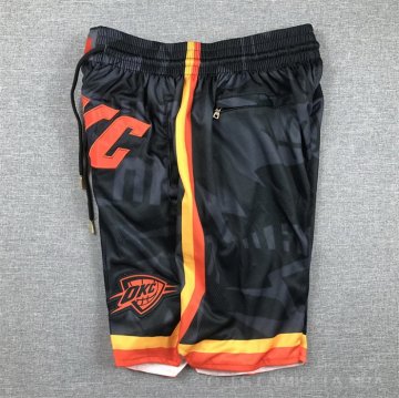 Pantalone Oklahoma City Thunder Ciudad Just Don 2023-24 Negro