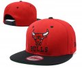 Sombrero Chicago Bulls Negro Rojo