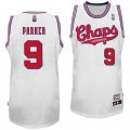 Camiseta Parker #9 Spurs ABA Blanco