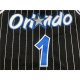 Camiseta Anfernee Hardaway NO 1 Orlando Magic Mitchell & Ness 1 Orlando Magic994-95 Negro 1 Orlando Magic