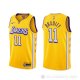 Camiseta Avery Bradley #11 Los Angeles Lakers Ciudad 2019-20 Amarillo