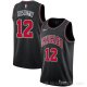 Camiseta Ayo Dosunmu #12 Chicago Bulls Statement 2021 Negro