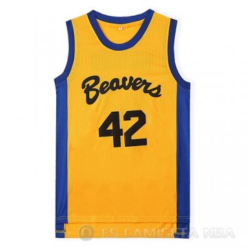 Camiseta Beavers Howard #42 Pelicula Amarillo