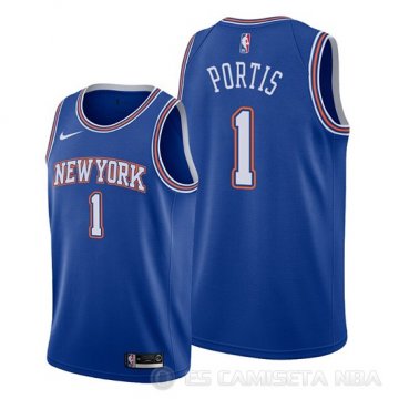 Camiseta Bobby Portis #1 New York Knicks Statement Azul