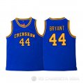 Camiseta Bryant #44 Escuela Secundaria Crenshaw Azul