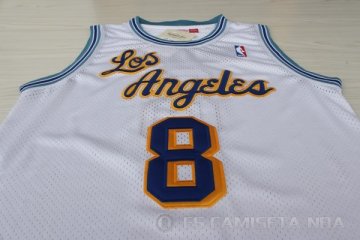 Camiseta Bryant #8 Los Angeles Lakers Retro Blanco