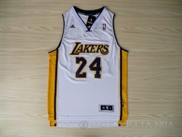 Camiseta Bryant #24 Los Angeles Lakers Blanco