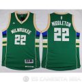 Camiseta Middleton #22 Milwaukee Bucks Verde
