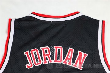 Camiseta Retro Jordan 97-98 #23 Chicago Bulls Negro