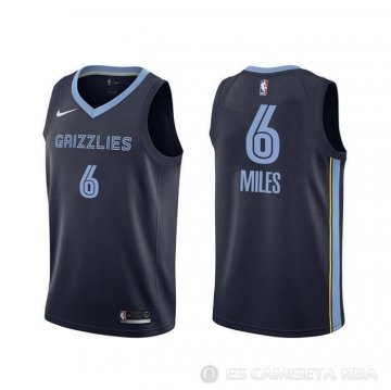 Camiseta C.j. Miles #6 Memphis Grizzlies Icon Azul