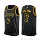 Camiseta Carmelo Anthony NO 7 Los Angeles Lakers Ciudad Negro