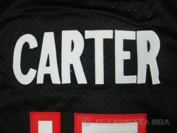 Camiseta Carter Negro #15 Toronto Raptors Purpura