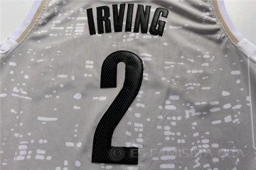 Camiseta Cavaliers Irving #2 Luces de la ciudad Gris