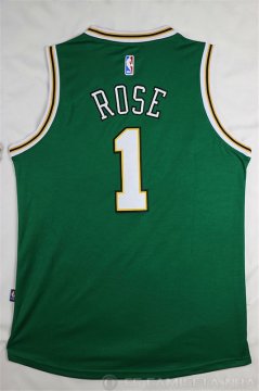 Camiseta Rose #1 Chicago Bulls Verde