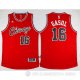 Camiseta Retro Gasol #16 Chicago Bulls Rojo