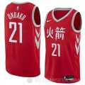 Camiseta Chinanu Onuaku #21 Houston Rockets Ciudad 2018 Rojo