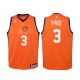 Camiseta Chris Paul NO 3 Phoenix Suns Nino Statement 2020-21 Naranja