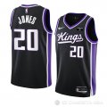 Camiseta Colby Jones #20 Sacramento Kings Icon 2023-24 Negro