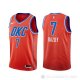 Camiseta Darius Bazley #7 Oklahoma City Thunder Statement Naranja