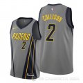 Camiseta Darren Collison #2 Indiana Pacers Ciudad Edition Gris