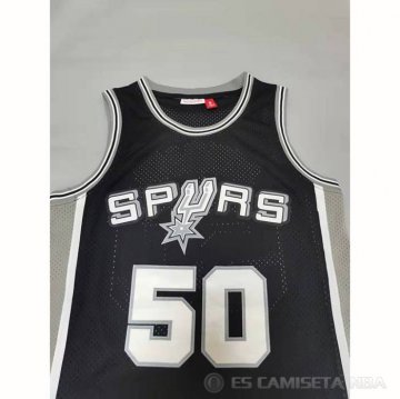 Camiseta David Robinson NO 50 San Antonio Spurs Mitchell & Ness 1998-99 Negro
