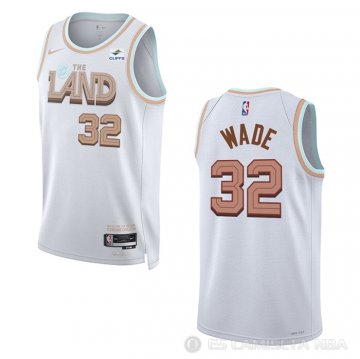 Camiseta Dean Wade #32 Cleveland Cavaliers Ciudad 2022-23 Blanco