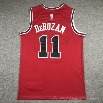 Camiseta Demar Derozan NO 11 Chicago Bulls Icon 2021-22 Rojo