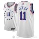 Camiseta Demetrius Jackson #11 Philadelphia 76ers Earned 2018-19 Gris