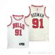 Camiseta Dennis Rodman NO 91 Chicago Bulls Association 2021 Blanco