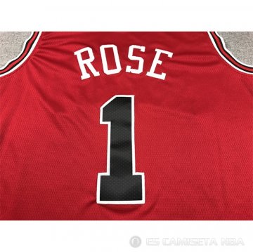 Camiseta Derrick Rose #1 Chicago Bulls Icon Rojo