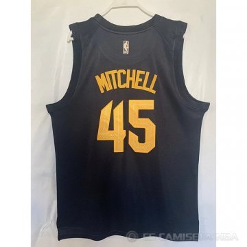 Camiseta Donovan Mitchell #45 Cleveland Cavaliers Statement 2022-23 Negro