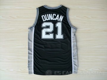 Camiseta Duncan #21 San Antonio Spurs Negro