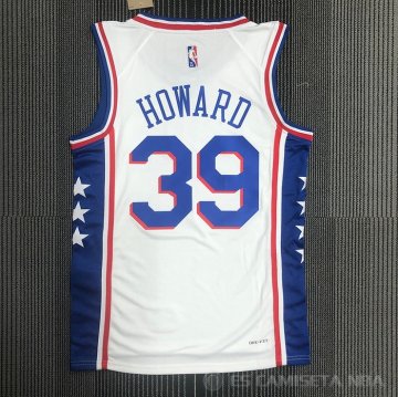 Camiseta Dwight Howard #39 Philadelphia 76ers Association Blanco