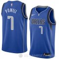 Camiseta Dwight Powell #7 Dallas Mavericks Icon 2018 Azul