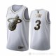 Camiseta Dwyane Wade #3 Golden Edition Miami Heat Blanco