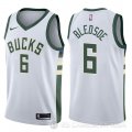 Camiseta Eric Bledsoe #6 Milwaukee Bucks Association 2017-18 Blanco